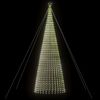 vidaXL Albero di Natale a LED 1544 LED Bianco Freddo 500 cm