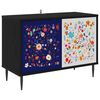 vidaXL Mobile TV MAINZ 69 x 33 x 50,5 cm Rovere Nero