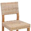 vidaXL 2 pcs Naturale 45 x 55 x 84 cm Rattan Kubu