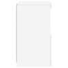 vidaXL Credenza con Luci LED Bianca 41x37x67 cm