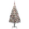 vidaXL Albero di Natale artificiale con 300 LED Bianco 180 cm