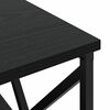 vidaXL Armadio da Notte con cassetto Rovere Nero 41,5 x 40,5 x 55 cm