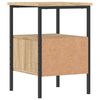 vidaXL Comodino Rovere Sonoma 34x36x50 cm in Legno Multistrato