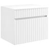 vidaXL Mobiletto da Bagno a Muro Bianco 59 x 44,5 x 50 cm