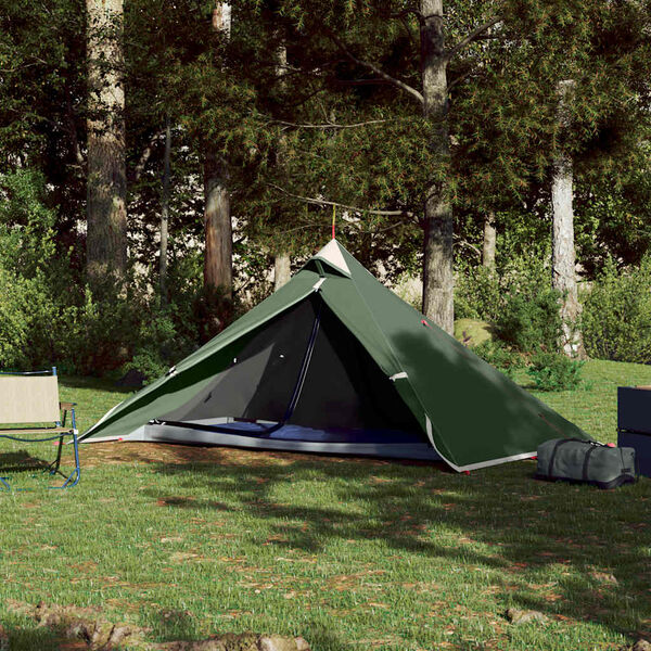 vidaXL Tenda sospesa Tipi per 1 Person1 Verde Impermeabile