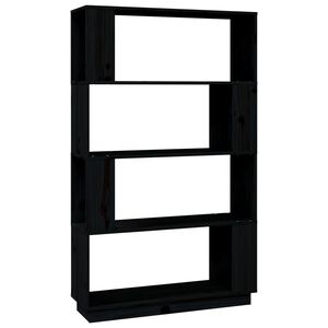 vidaXL Libreria/Divisorio Bianco 80x25x132 cm Legno Massello di Pino