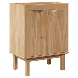 vidaXL Mobile da Bagno OTTA 59x40x80 cm in Legno Massello di Pino
