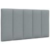 vidaXL Giroletto senza Materasso Hanko Grigio Chiaro 90x190 cm Tessuto