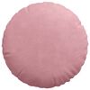 vidaXL Cuscini per Seduta 2 pcs Rosa &Oslash; 40 x 13 cm Velluto
