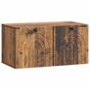 vidaXL Mobile Porta TV da Muro Legno antico 59,5 x 31 x 30 cm
