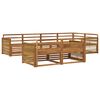 vidaXL Set di divani da esterno 7 pcs Naturale