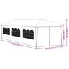 vidaXL Tenda per Feste 3x9 m Antracite
