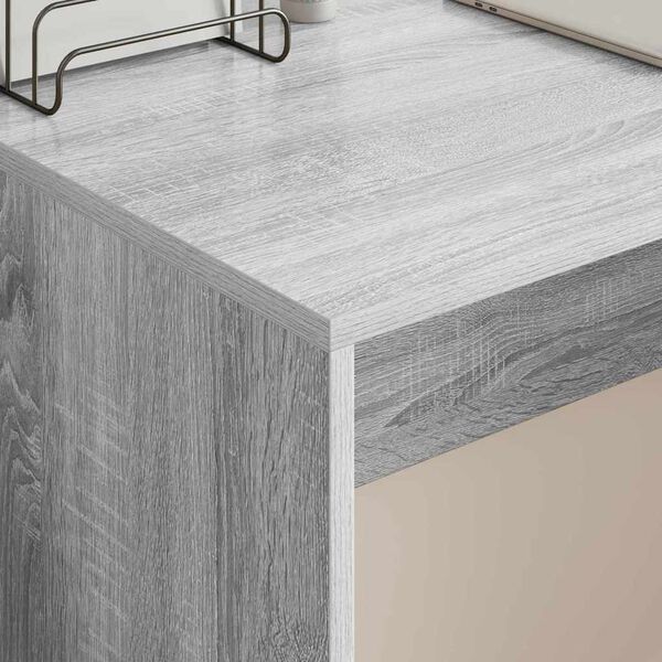 vidaXL Scrivania Grigio Sonoma 109 x 50 x 78 cm Legno multistrato