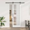 vidaXL Porta scorrevole Bianco 78 x 232 cm