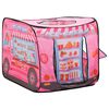 vidaXL Tenda da Gioco per Bambini Rosa con 250 Palline 70x112x70 cm