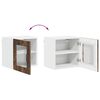 vidaXL Mobile da cucina 2 pcs Rovere fum&eacute; 40 x 31 x 40 cm