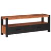 vidaXL Mobile per media con cassetto Marrone 110 x 30 x 40 cm
