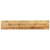 vidaXL Piano per Tavolo 140x40x3,8 cm Rettangolare Legno Mango Grezzo