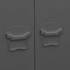 vidaXL Armadio Antracite Industriale 90x50x180 cm in Metallo
