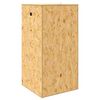vidaXL Terrario Marrone 50 x 50 x 100 cm OSB