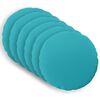 vidaXL Federa 6 pcs HEERLEN Turchese &Oslash; 30 cm Poliestere