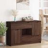 vidaXL Credenza Rovere Marrone 100 x 30 x 65,6 Legno multistrato