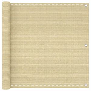 vidaXL Schermo da balcone Rettangolare 75 x 800 cm HDPE e alluminio