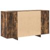 vidaXL Credenza Rovere fum&eacute; 135 x 41 x 75 cm Legno multistrato