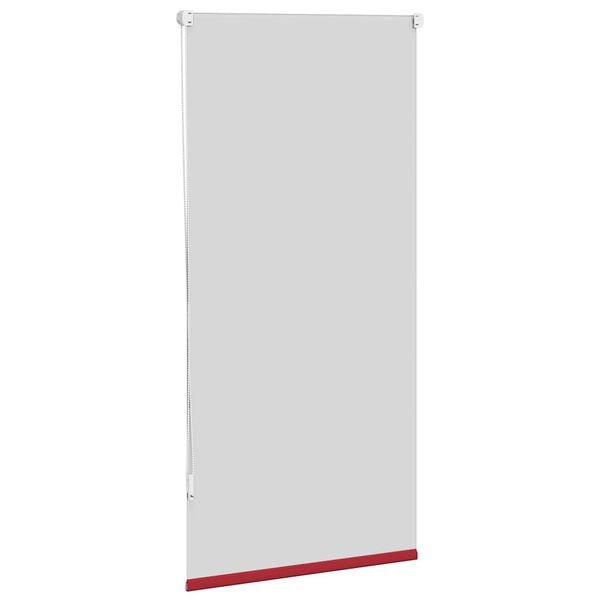 vidaXL Tenda a rullo oscurante 64,4x120 cm Tessuto Larghezza 60 cm Rosso