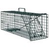 vidaXL Trappola per animali Verde 61 x 20 x 21,5 cm Acciaio