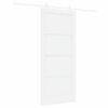 vidaXL Porta scorrevole ORKDAL Bianco 86 x 198,5 cm Pino massello