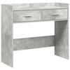 vidaXL Tavolo consolle Grigio Cemento 90 x 35 x 80 cm