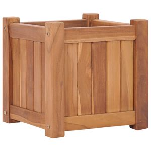 vidaXL Letto Rialzato 30x30x30 cm in Legno Massello di Teak