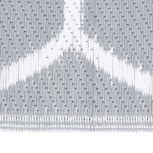 vidaXL Tappeto per Esterni ARAKIL Grigio 80x250 cm in PP