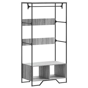 vidaXL Armadio Grigio Sonoma 90x50x180 cm in Truciolato