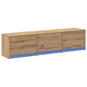 vidaXL Mobile TV Rovere artigianale Legno ingegnerizzato