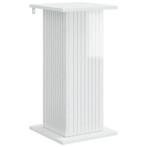 vidaXL Supporto per piante Bianco Lucido 30,5 x 30 x 60,5 cm