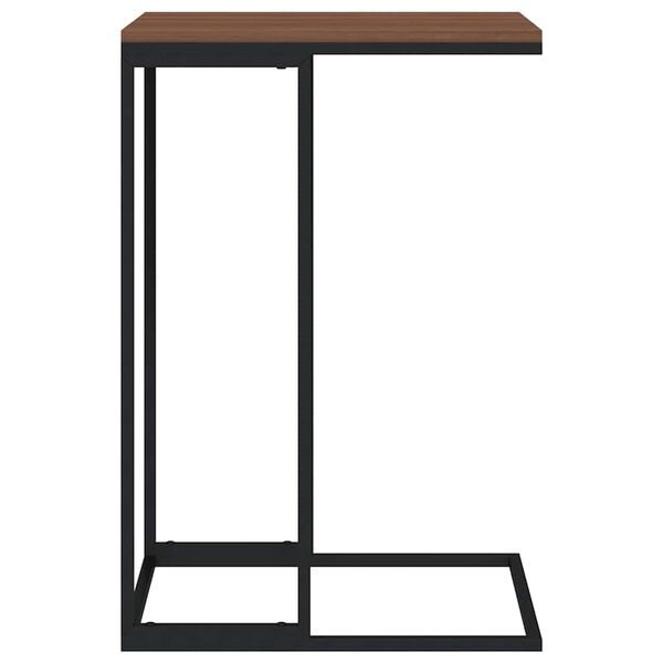 vidaXL Tavolino da Salotto Nero 40x30x59 cm in Legno Multistrato