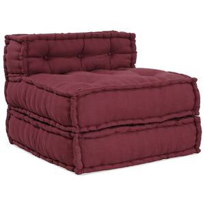 vidaXL Divano Componibile Marrone Rossiccio 70x70x54 in Tessuto