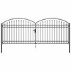 vidaXL Cancello per recinzione ASSEN 401 x 200 cm Acciaio Bloccabile