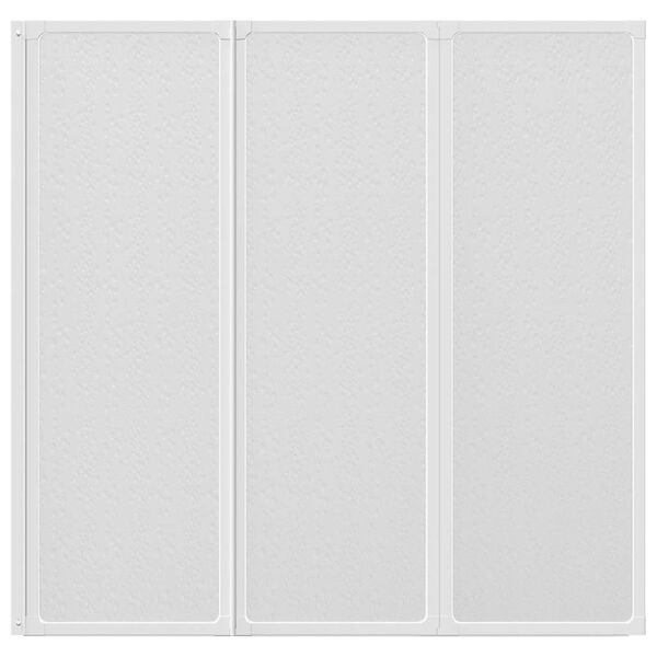 Doccia da bagno a parete 141 x 132 cm 3 Pannelli pieghevoli