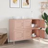 vidaXL Credenza Rosa 100,5x39x79 cm in Acciaio