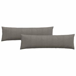 vidaXL Cuscini da Divano 2 pcs Grigio chiaro 145 x 40 cm