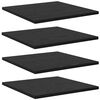 vidaXL Scaffale 3 livelli 4 pcs 40 x 40 x 1,5 cm Legno ingegnerizzato