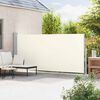 vidaXL Tenda Laterale Retrattile per Patio 180x500 cm Crema