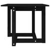 vidaXL Tavolino da Salotto Nero 50x50x45 cm Legno Massello di Pino
