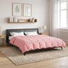 vidaXL Duvet Invernale Trapuntato Rosa 200 x 220 cm Microfibra
