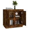 vidaXL Credenza Rovere Fumo 80x34x75 cm in Legno Multistrato