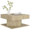 vidaXL Tavolino da Salotto Rovere Sonoma 57x57x30 cm Legno Multistrato