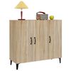 vidaXL Credenza Rovere Sonoma 90x34x80 cm in Legno Multistrato